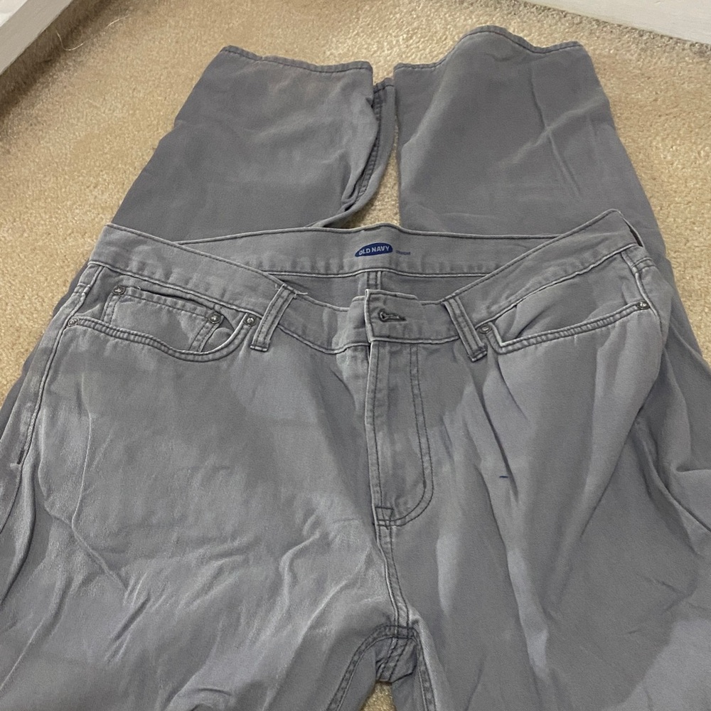 Old Navy Men's Straight Jeans - Gray